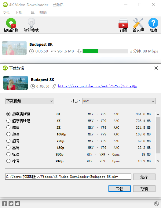 4K Video Downloader v4.33.3.0163