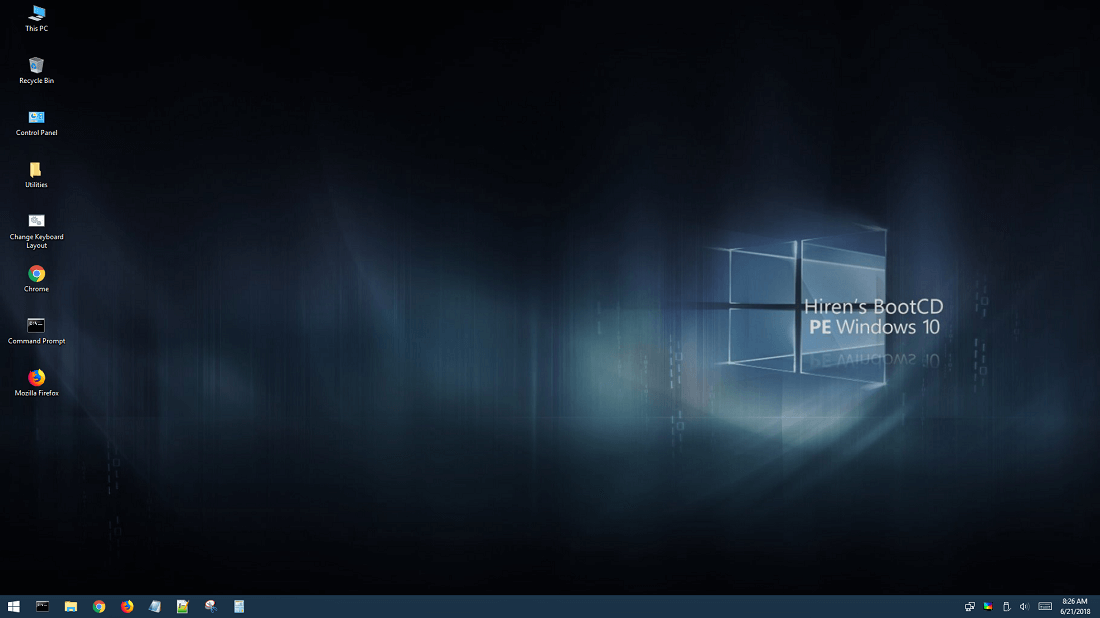 最强 WinPE 系统，Hiren’s BootCD PE x64 (v1.0.1)